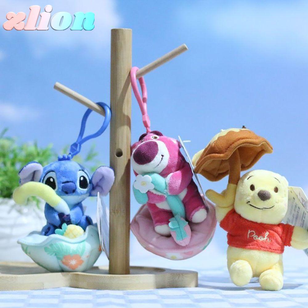 พวงกุญแจ ZLION, พวงกุญแจตุ๊กตาLotso Winnie Piglet, เครื่องประดับกระเป๋าการ์ตูน Kawaii