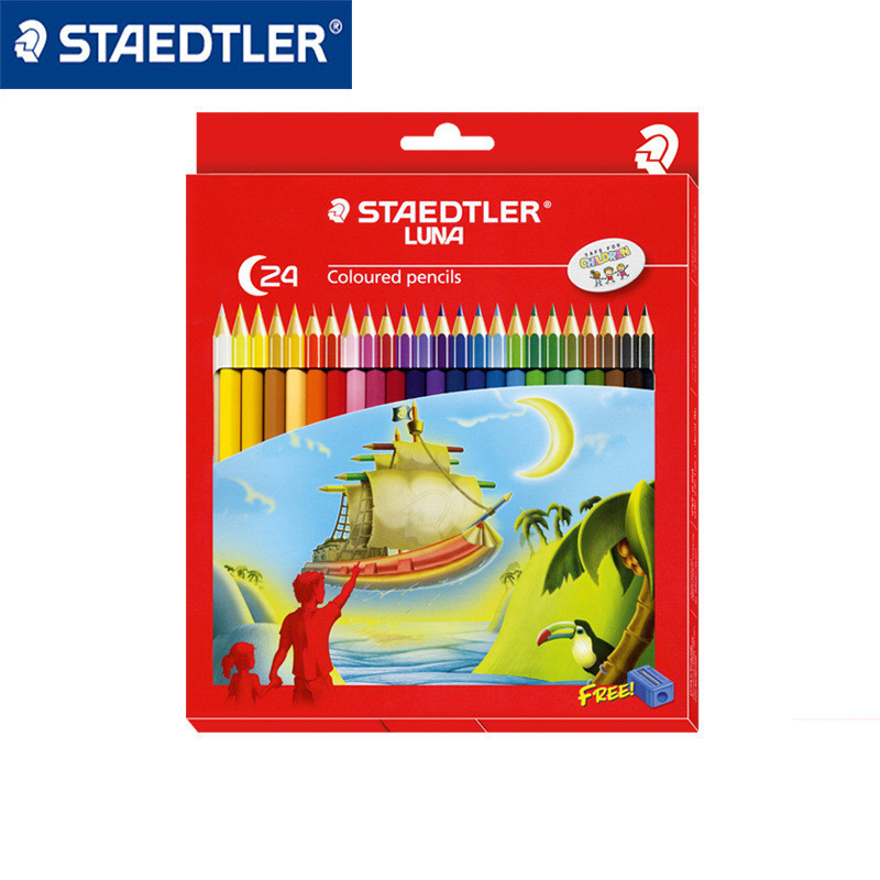 STAEDTLER STAEDTLER 136 C24 24 Color Color Pencil Set กบเหลาดินสอ LUNA XA6B