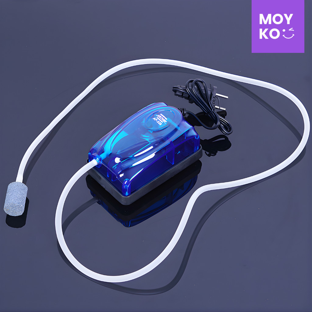 Aquarium ปั๊มออกซิเจน Aerator ปั๊มออกซิเจน 60L ถังปลา 3.5W - AQ-708A