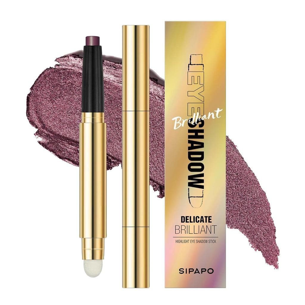 Neutral Eyeshadow Stick Makeup Metallic Shimmer Matte Cream Eye Shadow Smooth Glide Eyeliner - Water