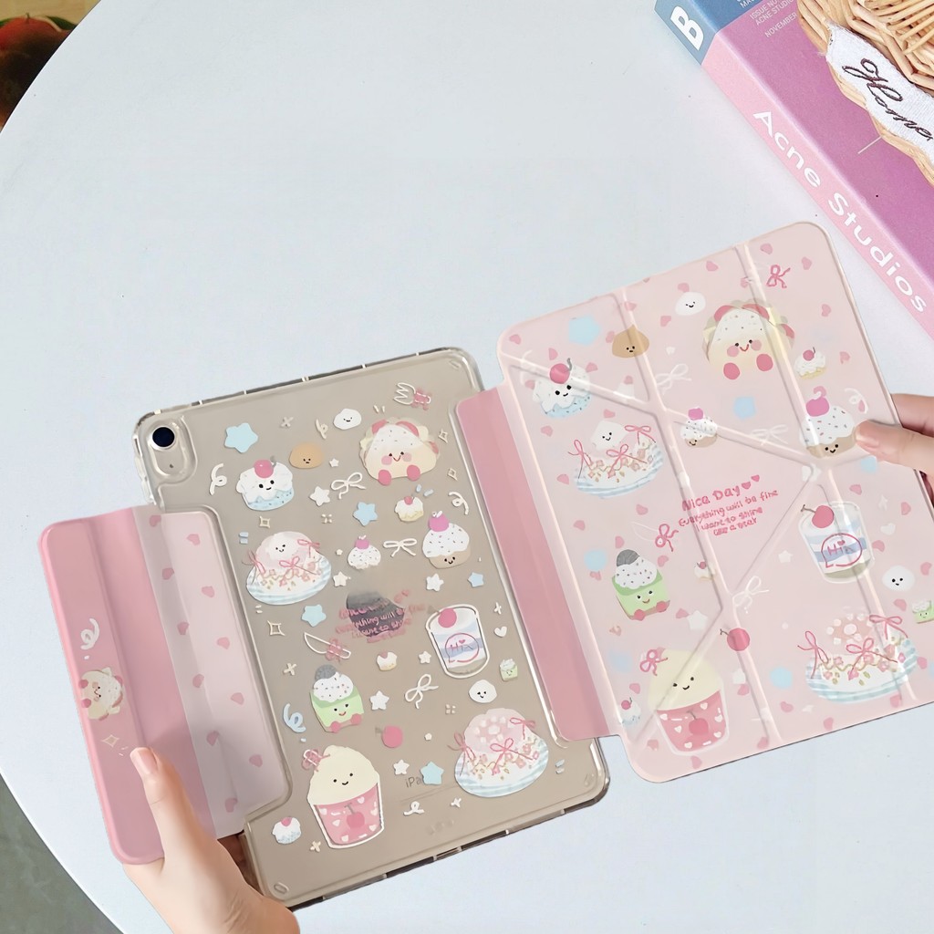 เคสไอแพดแม่เหล็ก 2025 A16 gen11 เคสใส่ air 7" 11"เคสไอแพดAir4 Air5Air6 Pro11 mini6 7 เคสไอแพดเจน 10 Y-พับสําหรับipadกรณี