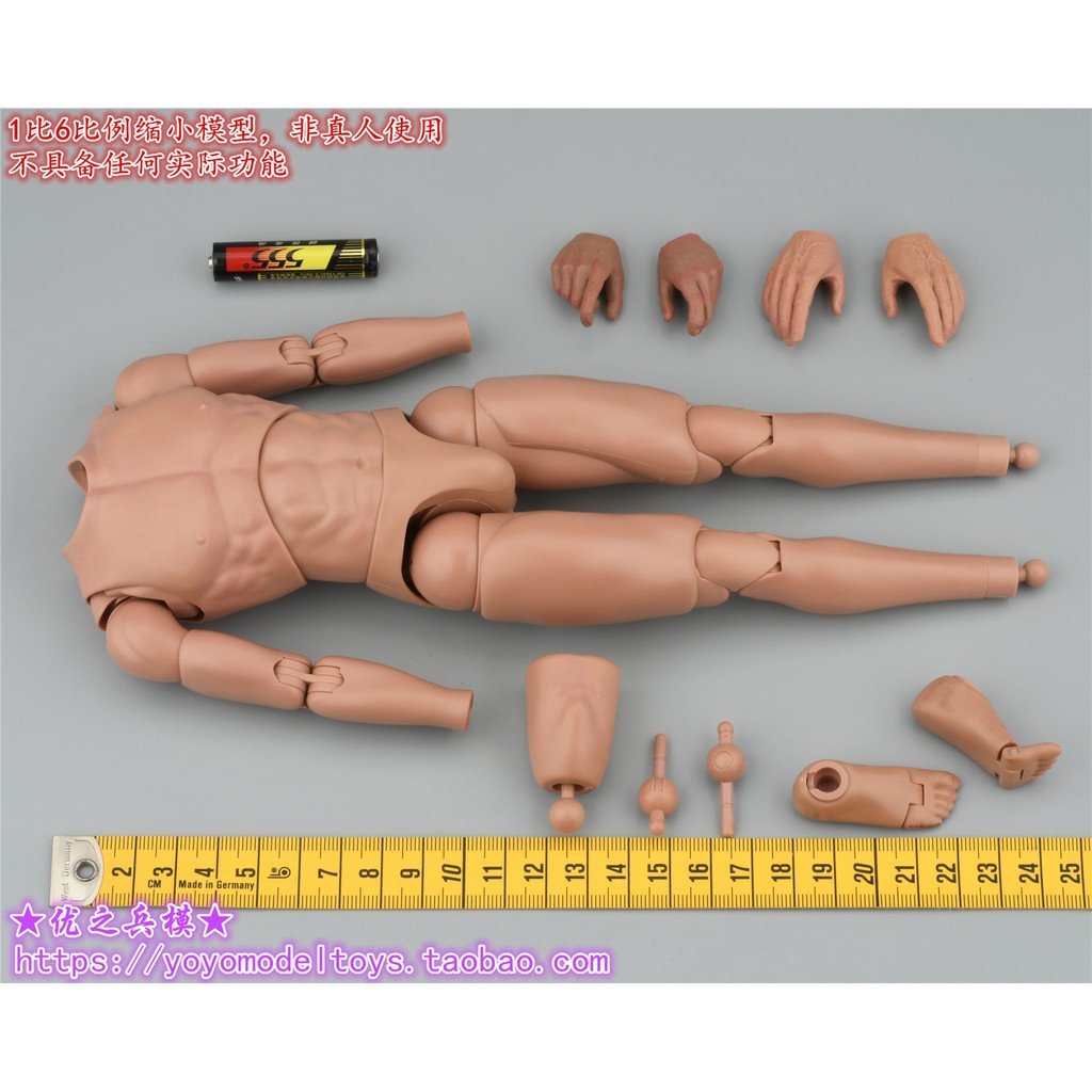 SoldierStory 1/6 Scale SS 133 134 Airborne PLA Body และ Hand Foot Type PI1L