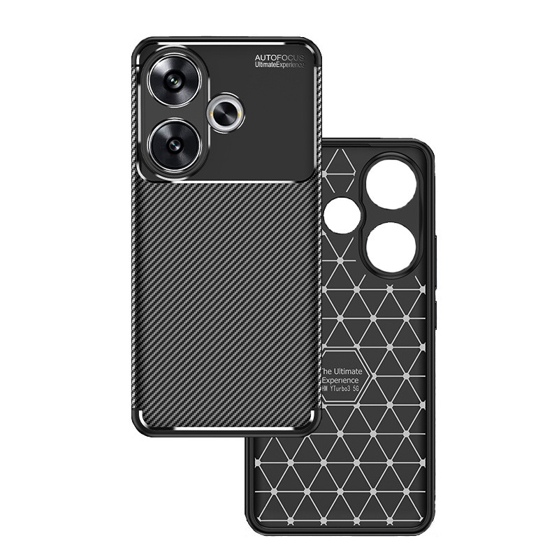 CASE CASE POCO F6 F6 PRO X6 X6 PRO M6 M6 PRO COVER คาร์บอนไฟเบอร์ PATTERN AUTOFOCUS SLIM FIT SHOCKPR