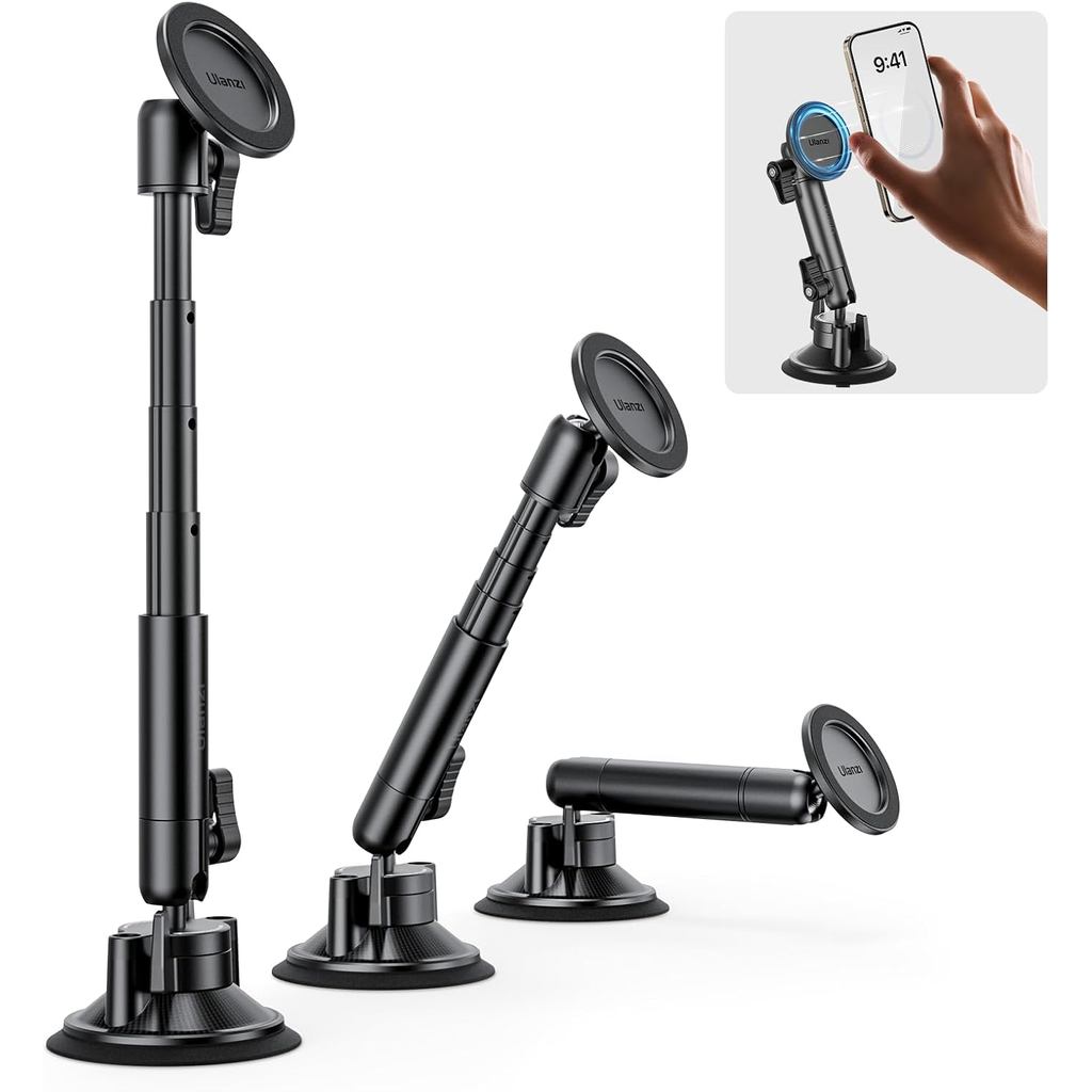 ULANZI ZJ06 ถ้วยดูดแม่เหล็กใช้งานร่วมกับ iPhone MagSafe ขยายโทรศัพท์มือถือขาตั้ง Photo Video Filming