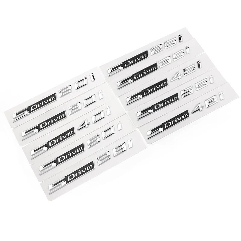รถ sdrive 20i 25i 28i 30i 35i ตัวอักษรโลโก้ป้ายสัญลักษณ์ Decals สติกเกอร์สําหรับ BMW X1 X3 X5 Z4 E86