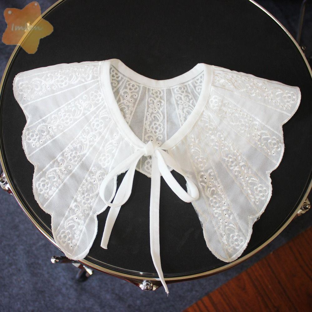 IMLON คอลลาhrs ปรับแต่งได้ สำหรับเสื้อแบบเปิดคอ สไตล์เกาหลี สำหรับผู้หญิง