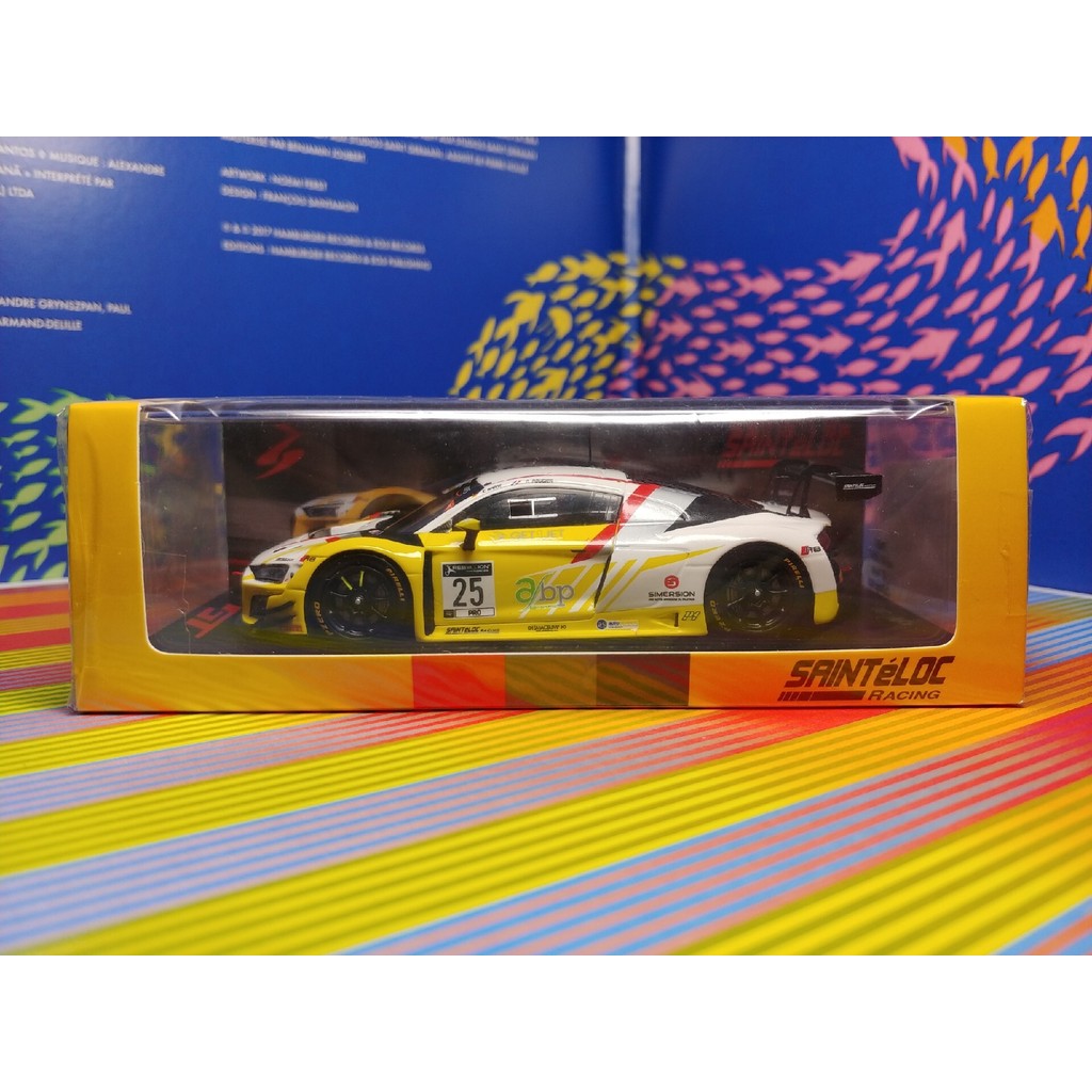 Rare Saint é loc Fleet Special Note Spark Audi R8 LMS GT World Challenge 2020 Retro Painting 1/43 Sa