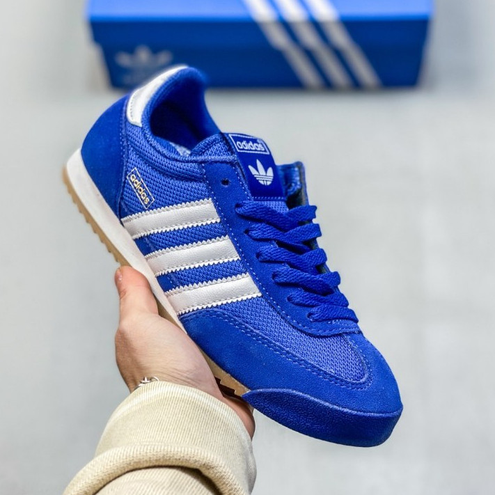Adidas R71 Retro Sports Sneakers สีฟ้า เบาและสวมใส่ง่าย