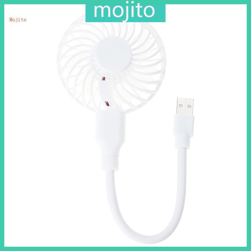 Mojito พัดลมตั้งโต๊ะ USB ยืดหยุ่น Bendable คอปรับมุมออกแบบ 5V อินพุต