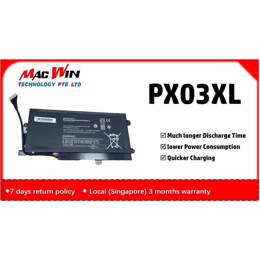 PX03XL Notebook Battery for HP Envy 14 Touchsmart M6 M6K M6K125DX M6K015DX M6K025DX M6K010DX M6K022D