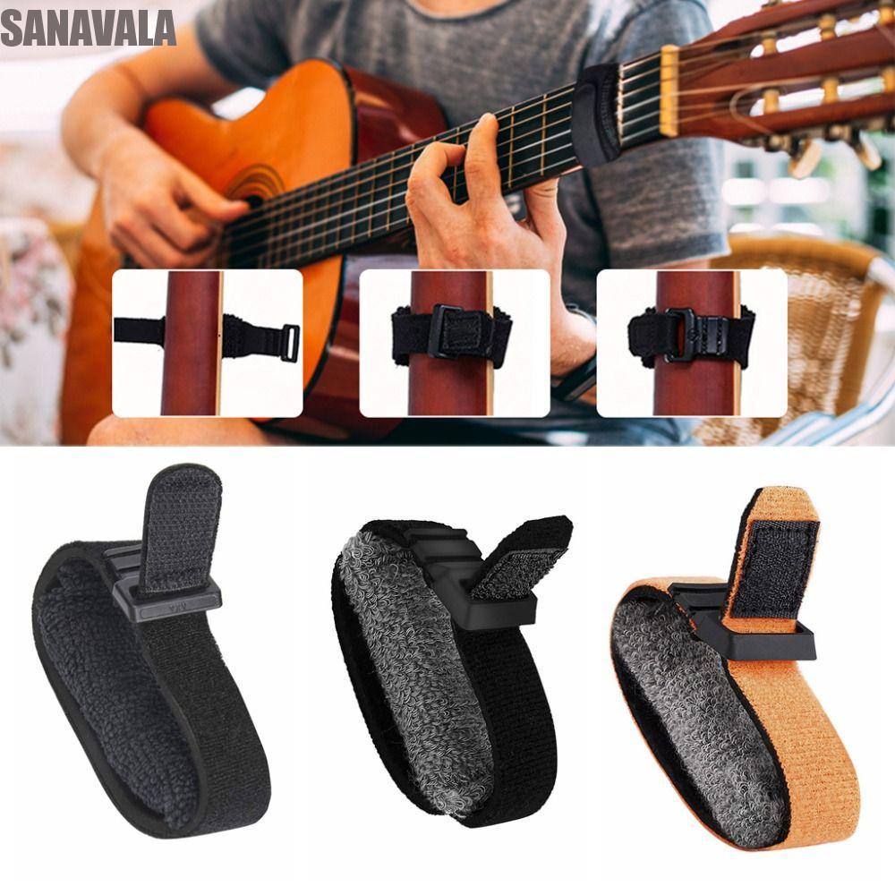 SANAVALA กีต้าร์ Soundproofing เทปกําจัดเสียงรบกวนติดตั้งง่าย Fret Wrap, ลบเสือดาวพิมพ์สี Plush Guar