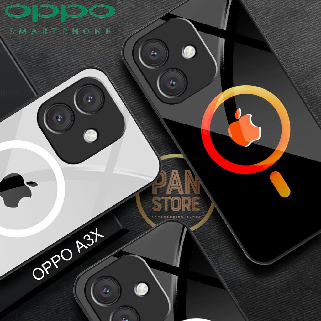 เคสกระจก Softcase Oppo A3X เคสมือถือ Oppo A3X ล่าสุด - ตัวป้องกันโทรศัพท์มือถือ - อุปกรณ์เสริมโทรศัพ