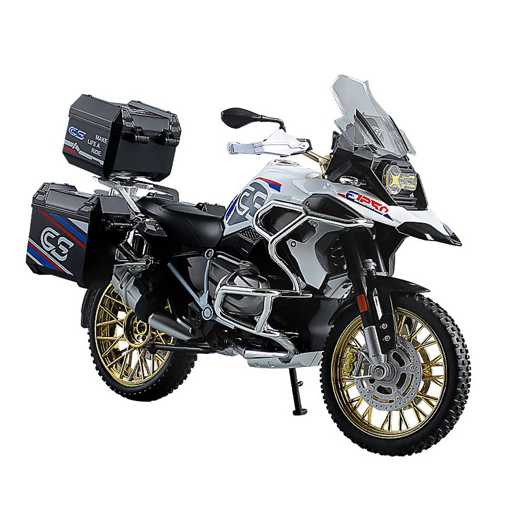 1:10 BMW R1250GS รถจักรยานยนต์ Diecast ของเล่นรถรุ่นรถของเล่นคอลเลกชันของขวัญสําหรับชายเด็ก - รูปที่ 7