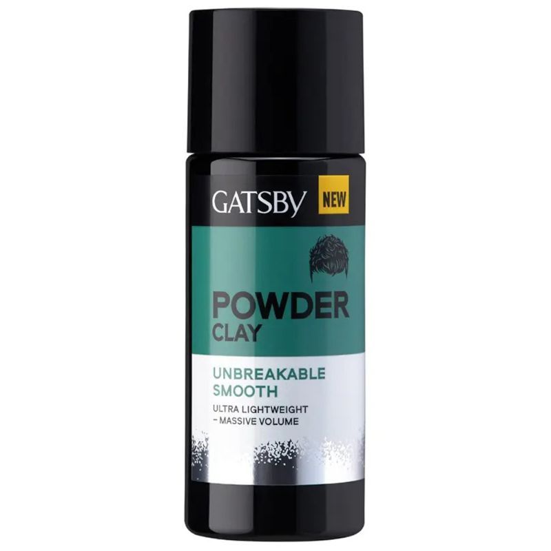 แกสบี้พาวเดอร์เคลย์อันเบรคเคเบิลสมูท 20กรัม Gatsby Powder Clay Unbreakable Smooth 20g. [หมายเลขบาร์โค้ด 8992222056700]