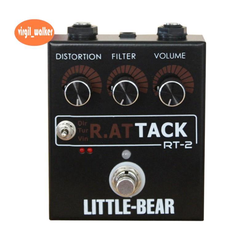 HiFi กีตาร์ LM308AN 3 RAT รุ่น DIRTY/TURBO/VINTAGE Stomp กล่องเหยียบกีตาร์ไฟฟ้า Effector
