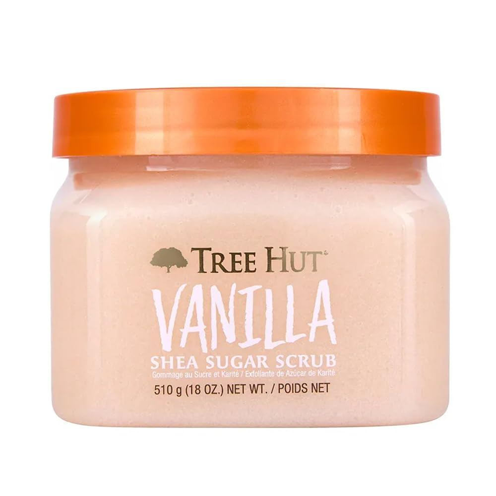 Tree Hut Vanilla Shea Sugar Exfoliating & Hydrating Body Scrub, 18 ออนซ์ Z4UO