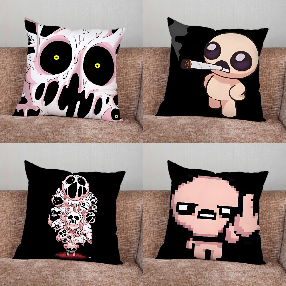 เกม B-Binding of Isaac หมอนสําหรับบ้านห้องนอนรถตกแต่งสํานักงานห้องนั่งเล่นโซฟาเบาะรองนั่งเหมาะสําหรั