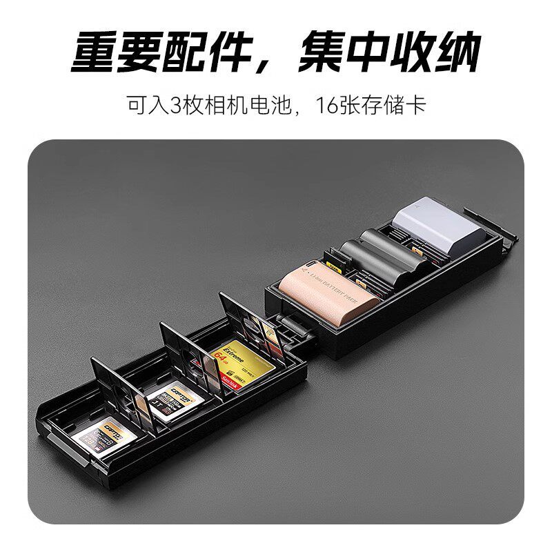 กล่องเก็บแบตเตอรี่กล้อง SLR การ์ดหน่วยความจํา CFeA การ์ด CFeB การ์ด XQD การ์ด SD การ์ด TF การ์ด CF ก