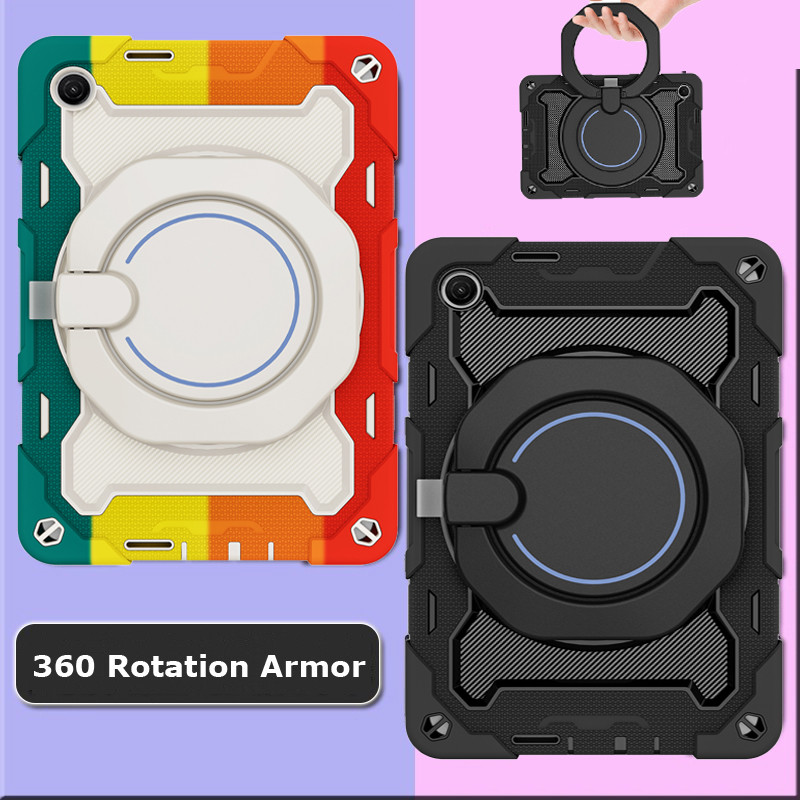 สําหรับRedmi Pad 2 4G 9.7 นิ้ว 2026 Pad 2 SEสําหรับXiaomi Poco Pad C1 9.7 "Mini K Pad 8.8 " 8 7 Pro 11.2" 6 SE 11 นิ้วSE 8.7 "หมุน 360 Armor ฝาครอบแท็บเล็ตกันกระแทก