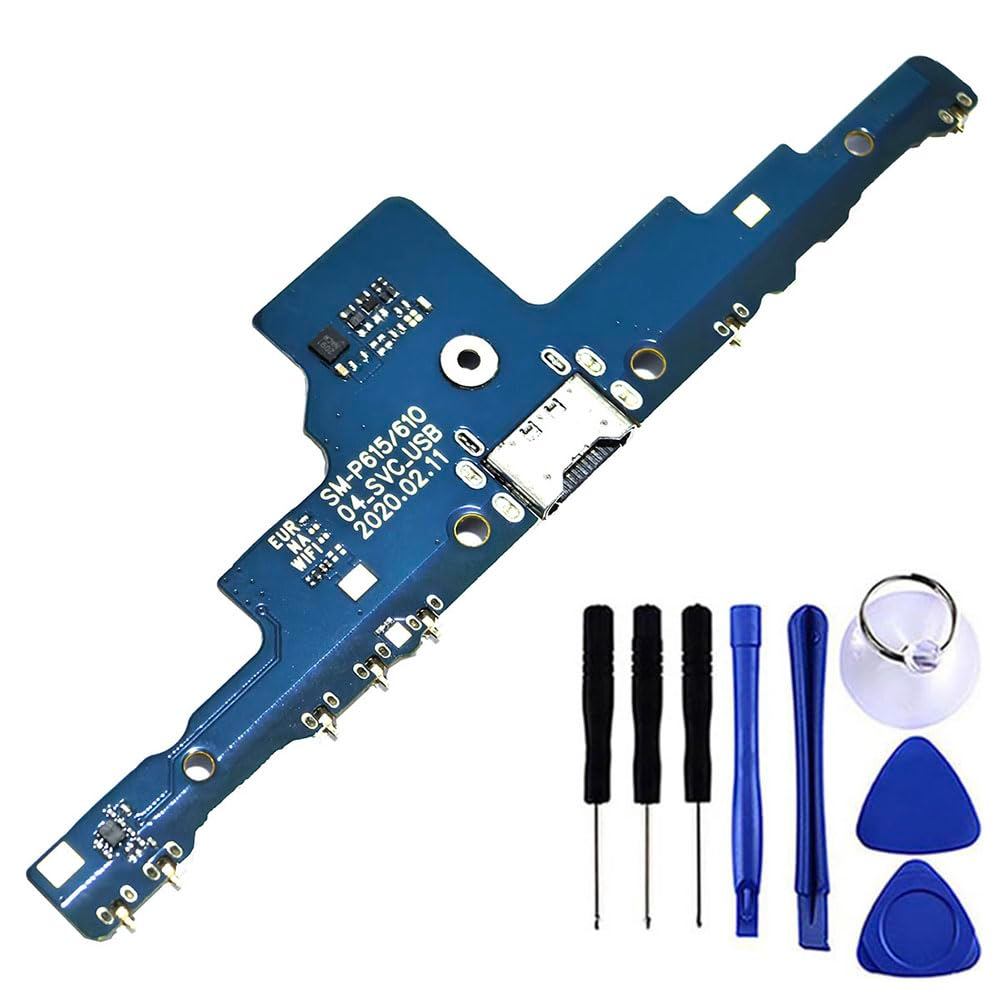 Tab S6 Lite 10.4 "SM-P610 พอร์ตชาร์จ USB Flex Cable เปลี่ยน P615 USB Type-C Charger Dock Board Flex 