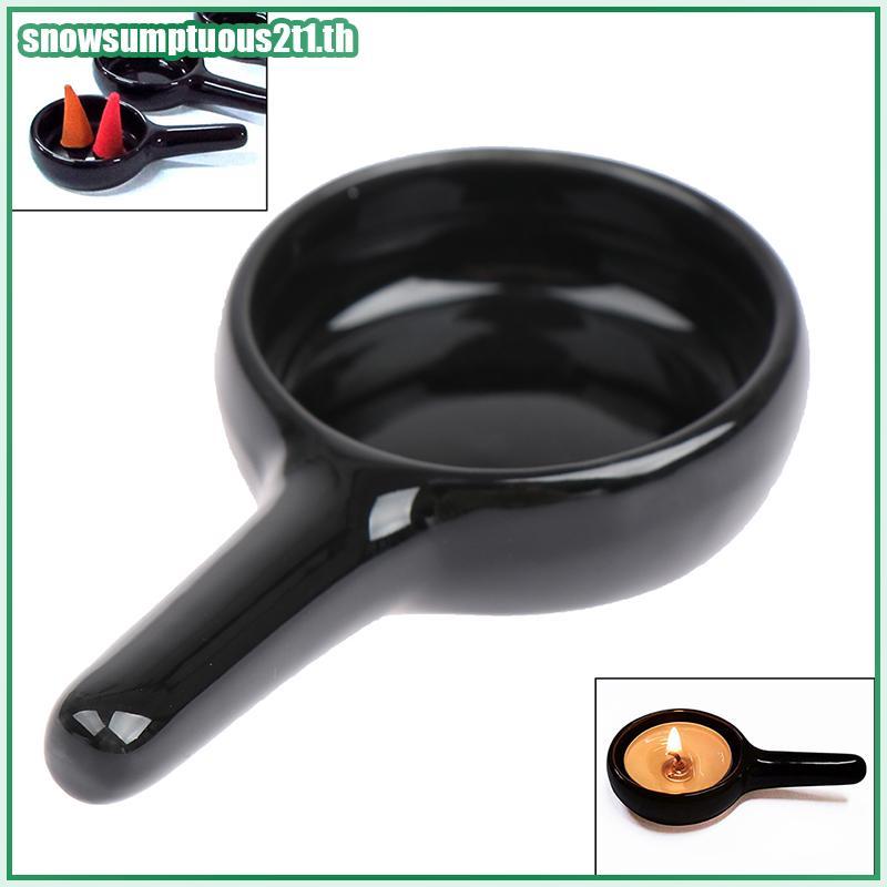 [ใหม่] เซรามิค Aroma Burner Burner Aromatherapy Candle Holder [TH]