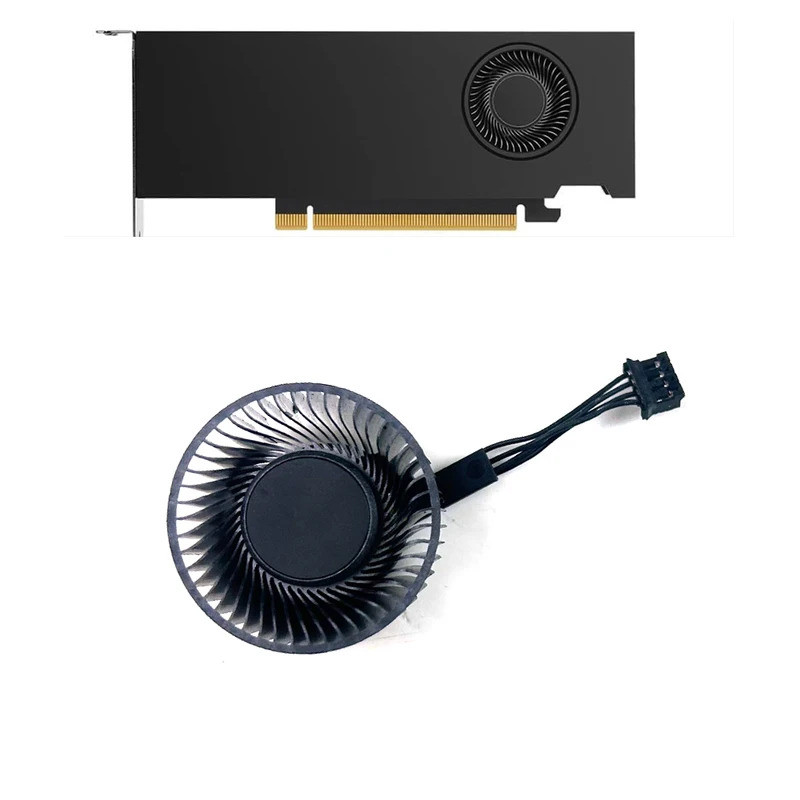 ใหม่ 36 มม.4pin BAPB0420B2UP001 สําหรับ NVIDIA RTX A2000 PNY NVIDIA Quadro A2000 กราฟิกการ์ดพัดลมระบ