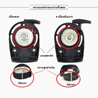 ชุดสตาร์ท GX35 เครื่องตัดหญ้า ชุดสตาร์ทGX35 ลานดึง ลานดึงสตาร์ท GX35ชุดสตาร์ท แบบเขี้ยวลวด ดึงหนัก เครื่องตัดหญ้า