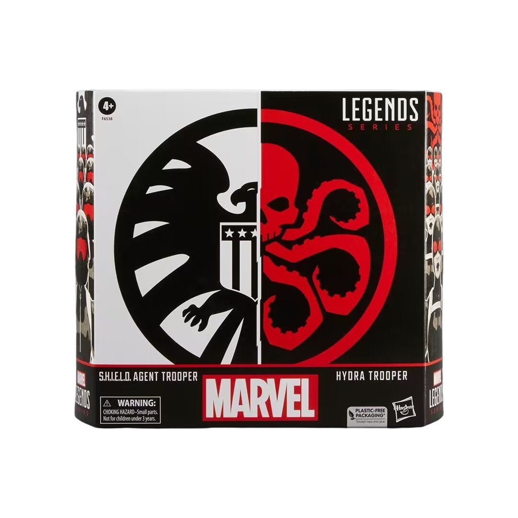 สินค้าใหม่ Genuine Marvel Legends SHIELD Female Agent VS Hydra Force 20cm Action Figure Model TD3I