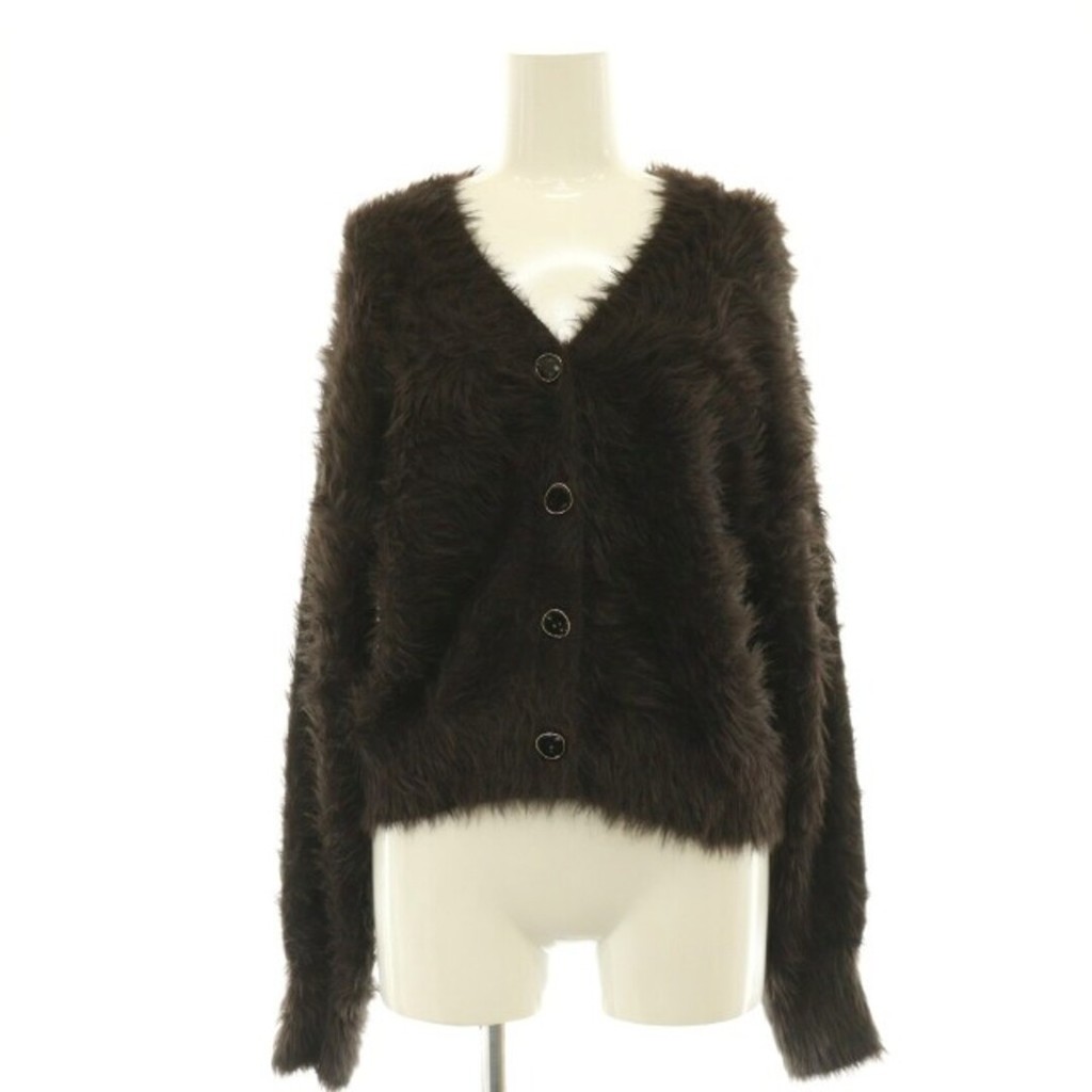 ViS Cardigan Sweater Knit v-neck Rabbit Direct from Japan Secondhand