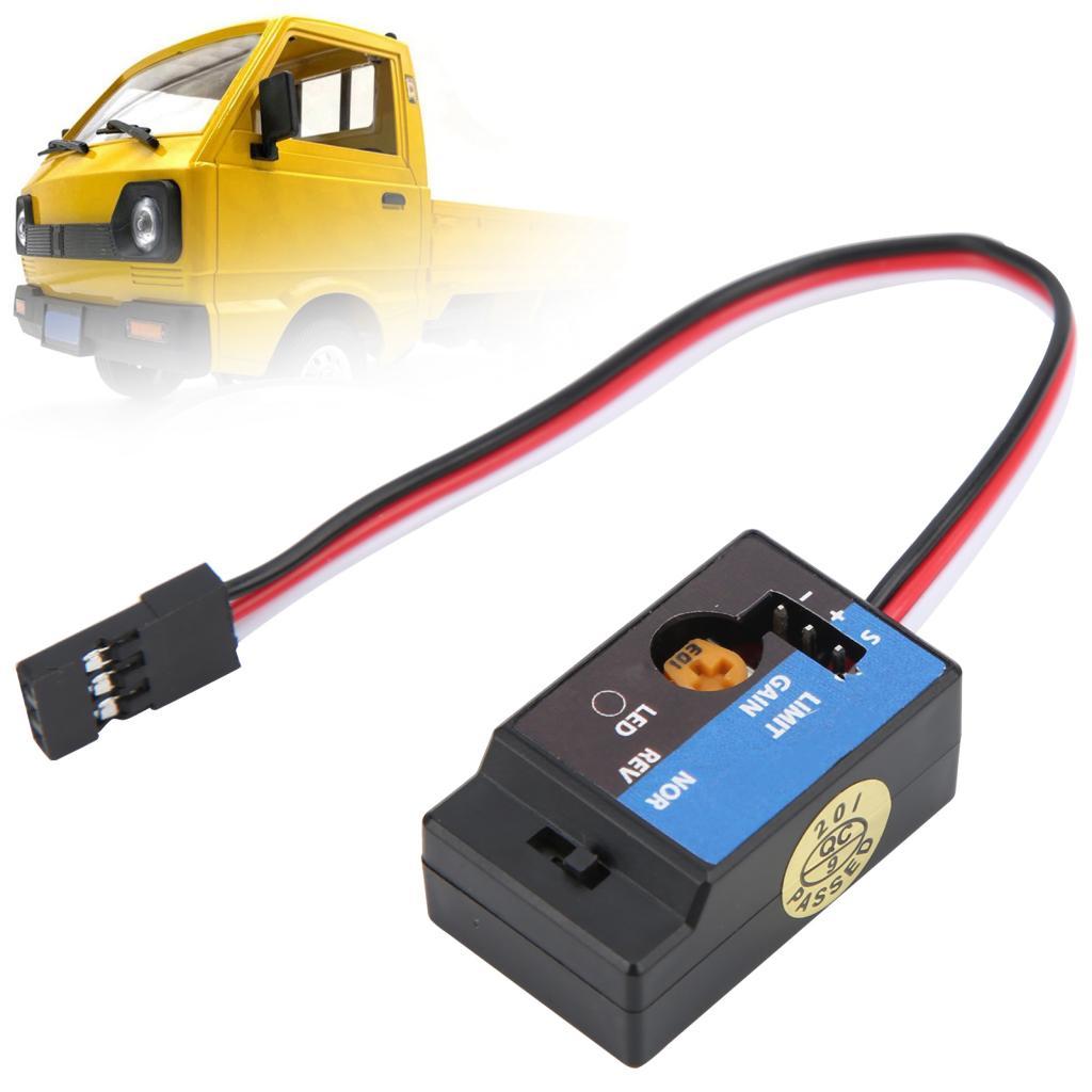 Qiilu Drifting Stability Gyroscope สําหรับ WPL D12 RC รถแข่ง Mini เสริมควบคุมอัตโนมัติ