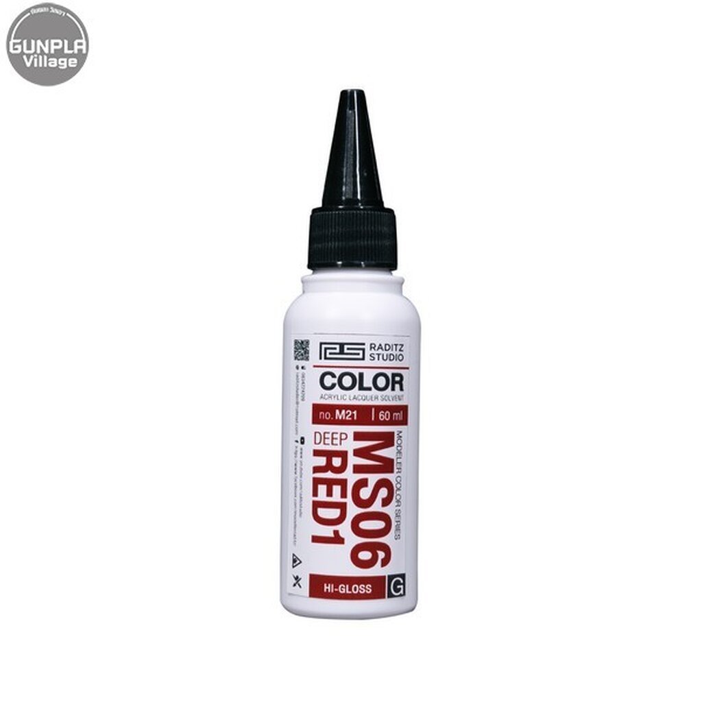 Raditz Studio RS M21 MS06 Deep Red 1 Type G 60 ml (MS Color Series) 8858878700218 (สี)