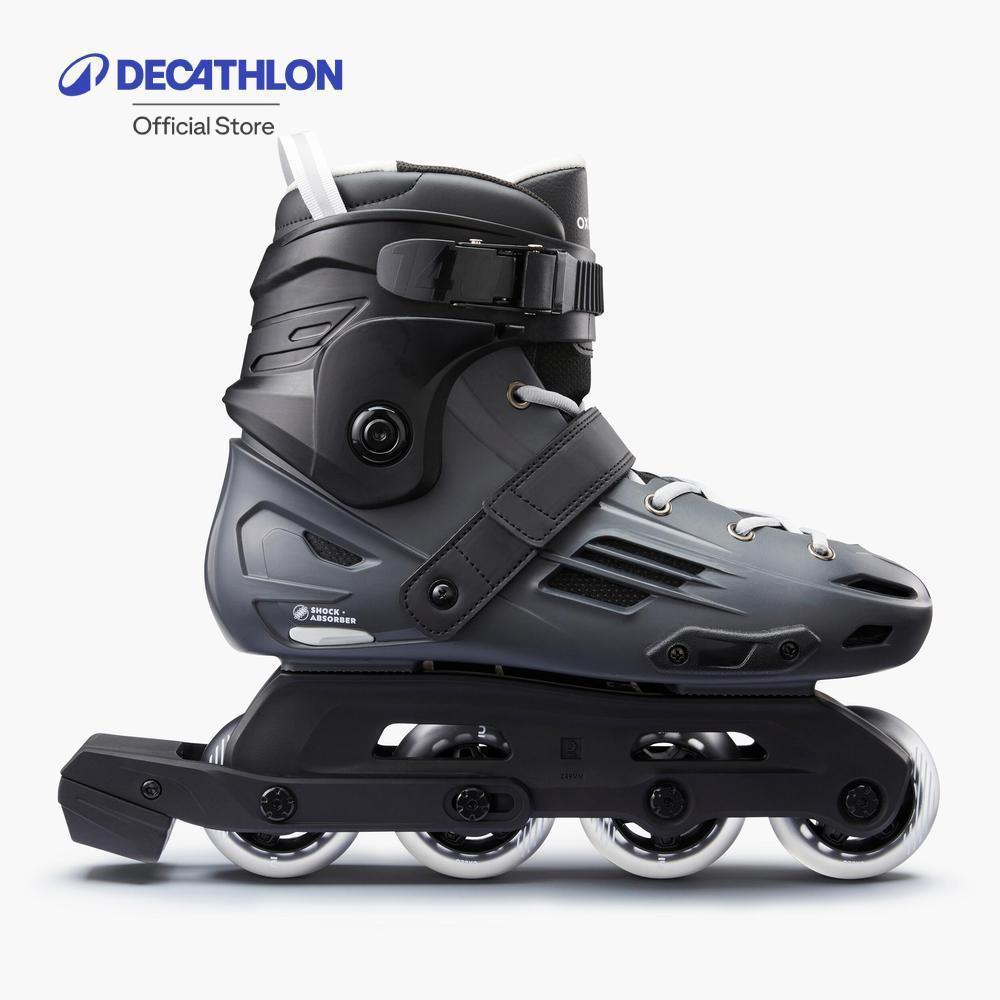 Decathlon Adult Inline Skates Mf140 Hard Shell รองเท้าอินไลน์สเก็ตสำหรับผู้ใหญ่รุ่น Mf140 - Grey