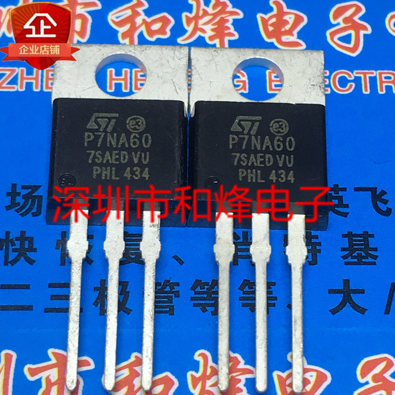10 ชิ้น P7NA60 STP7NA60 TO-220 600V 7A รีเลย์วิทยุ
