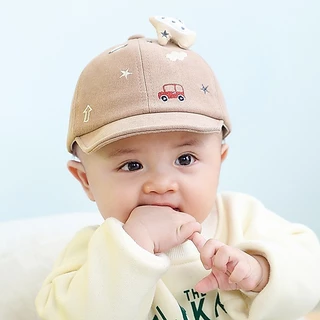 Babyonline(Y192)2A8-11 (ส่งด่วน1วัน)หมวกแก๊ปปีกอ่อนสำหรับเด็กหญิงและเด็กชายลายการ์ตูนสีสันสดใส ผ้าฝ้าย นิ่ม ปรับขนาดได้