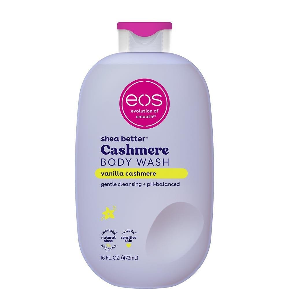 Eos Shower Gel,รสวานิลลา,สูตรเจลเพิ่มความชุ่มชื้น,บรรจุเชียบัตเตอร์GlycerolVitamin E,pH Value Balanc