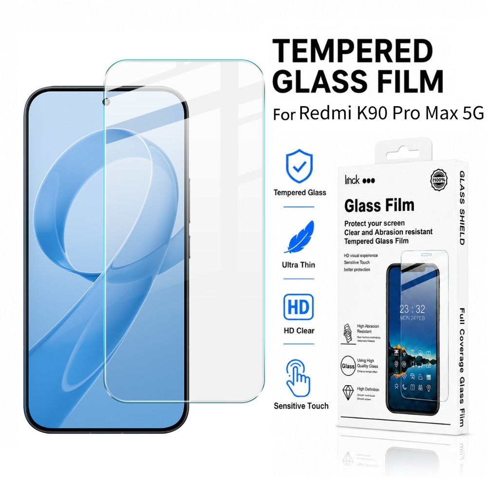 ฟิล์มกระจก สำหรับ Redmi K90 K80 K70 K70E Pro Max HD Clear Oleophobic FM0001