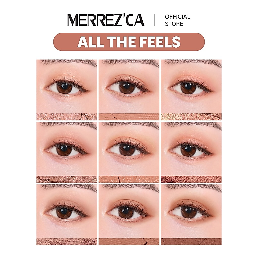 Merrezca باليت ظلال Blink Blink ‏9 ألوان — صورة 4