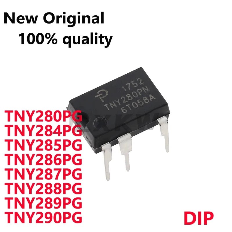 5PCS TNY280PN TNY284PG TNY285PG TNY286PG TNY287PG TNY288PG TNY289PG TNY290PG DIP Power การจัดการชิปใ