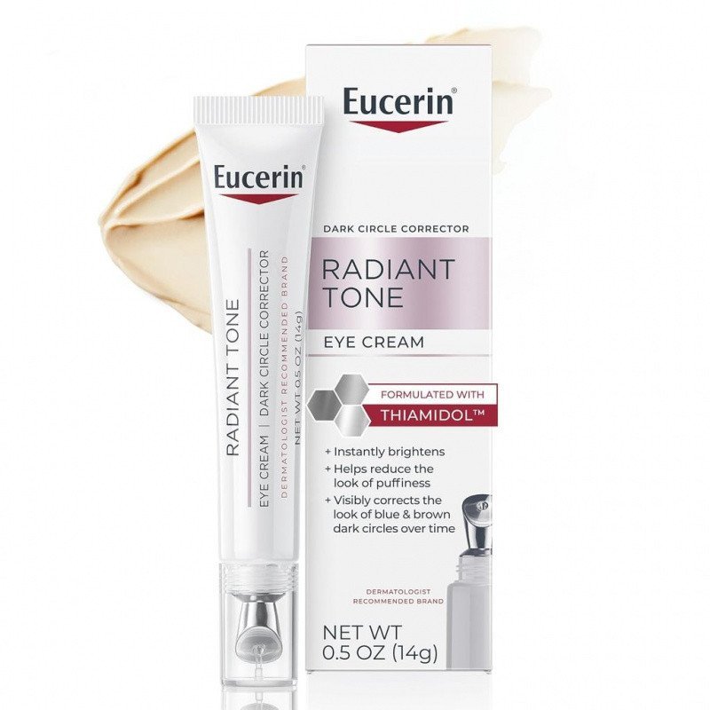 Eucerin Brightening Eye Dark Circle Corrector Cream มี thimine และกรดไฮยาลูโรนิก ช่วยลดอาการบวมตา 0.