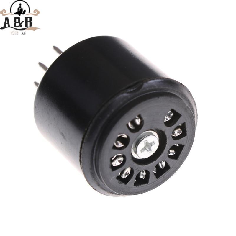 [A&B] 9Pin Bakelite หลอดสูญญากาศ Soet Saver ฐานสําหรับ 12AX7 12AU7 ECC82 ECC83 {vn}