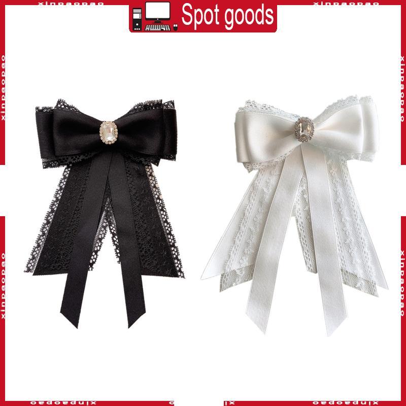 XI สีดํา Jk Tie Bows Tie เสื้อ Pin Ribbon Ties เนคไท College Uniform เสื้อ Tie เสื้อ Pin