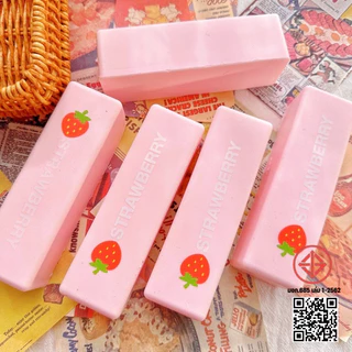 COD Squishy บีบของเล่นคลายเครียด ขนมปังฟู้ดช้า สตรอว์เบอร์รี/แท่งเนย นุ่มและผ่อนคลาย