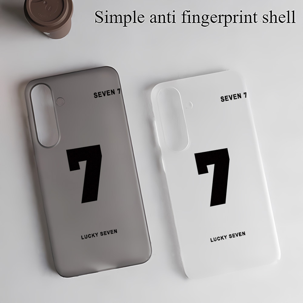 สไตล์มินิมอล เคสใส For Samsung A07 A17 A56 A55 A05S A36 A16 A06 A15 A35 A54 A57 S24 FE S25 S26 Ultra Matte TPU กันกระแทก