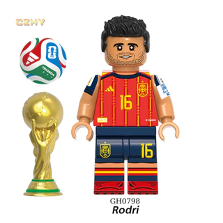 2026 World Cup Star Mo Salah Yamal Bellingham Haaland Laautaro Alvarez Rodri บล็อกตัวเลขของเล่น