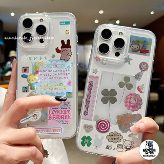 โปร่งใส จัดส่งจากประเทศไทย สไตล์ญี่ปุ่นน่ารักนุ่ม for iPhone เคสไอโฟน 11 12 13 14 15 16 17 PRO MAX X XS MAX XR 7/8PLUS
