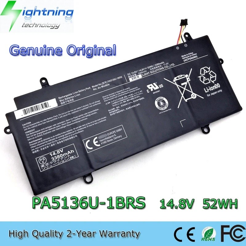 ใหม่ PA5136U-1BRS 14.8V 52Wh แบตเตอรี่แล็ปท็อปสําหรับ Toshiba Portege Z30 Z30-A Z30-B Z30-C Z30-A130