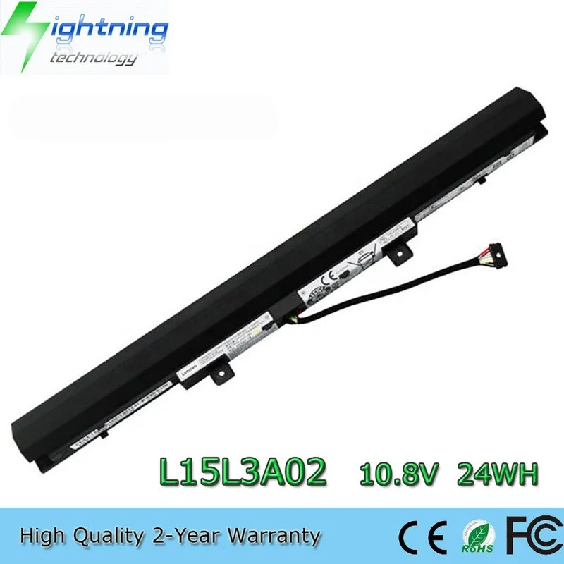 L15L3A02 10.8V 24Wh แบตเตอรี่แล็ปท็อปสําหรับ Lenovo IdeaPad V110-15AST 15IAP V310-15ISK L15S3A01 L15
