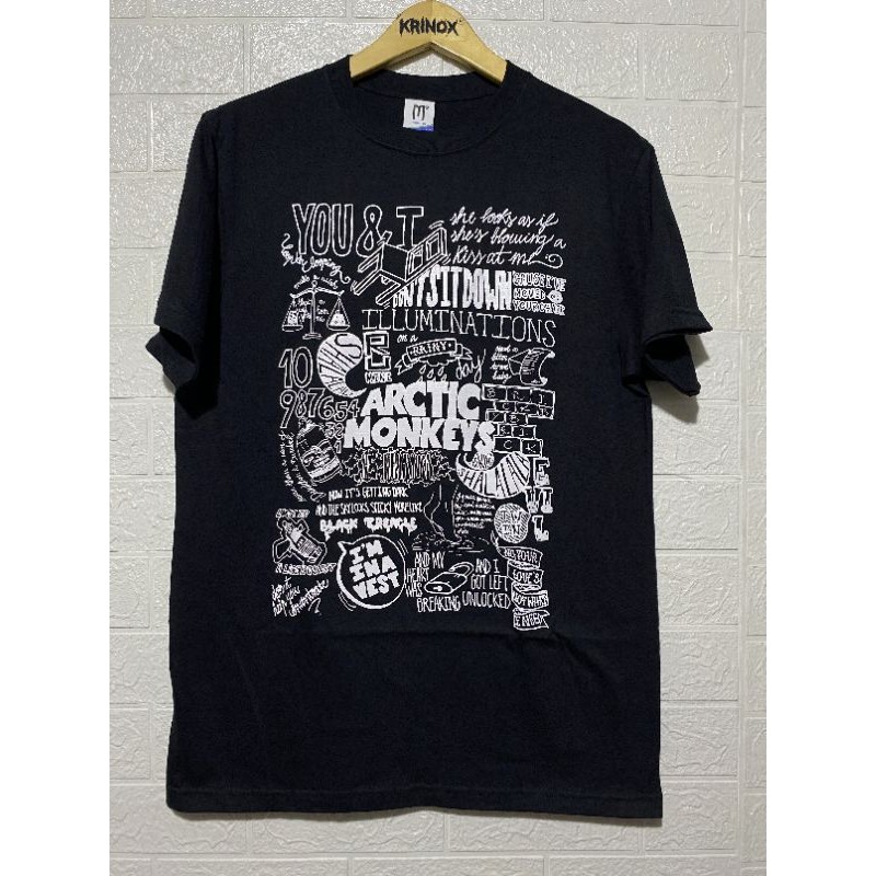 เสื้อยืดวงพรีเมี่ยม Arctic Monkeys Builtup