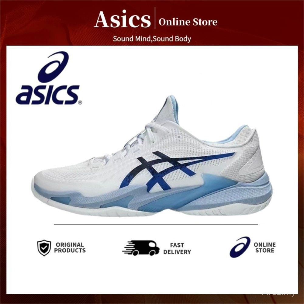 2026 ASICS Court FF 3 Novak รองเท้าเทนนิสสําหรับผู้ชายและผู้หญิงดูดซับแรงกระแทก AF6K FBBE