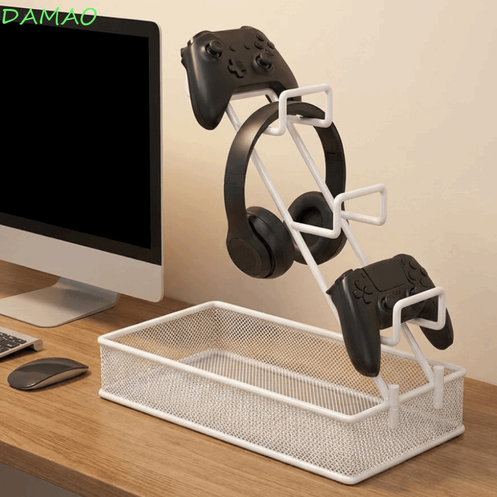 DAMAO Gamepad Storage Rack, Space Saving ความจุขนาดใหญ่เกมคอนโทรลเลอร์,ปฏิบัติเหล็ก Multi-Layer เกม 